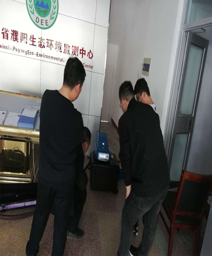 濮阳市监测站国产便携式非甲烷总烃分析仪顺利交货