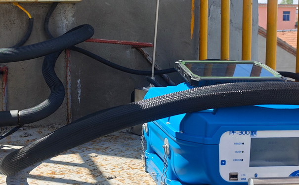 山东某橡胶公司非甲烷总烃现场比对测试